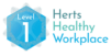 Herts Healthy Workplace Level 1 logo