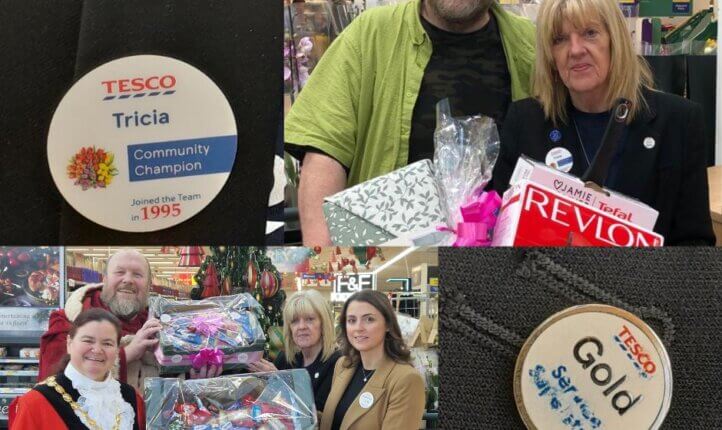 trish donating things to charitys