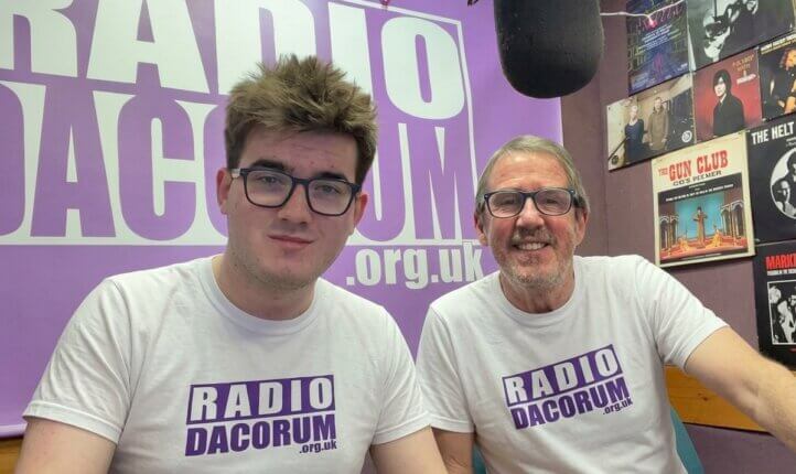 Sam and David every Thursday from 6 till 8 on Radio Dacorum